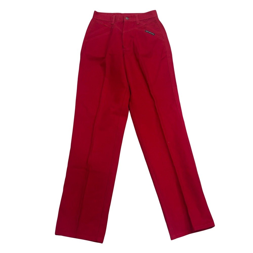 Rocky Mountain Clothing Co Vintage Red High‎ Waist Western Pants 28/7 Inseam 33